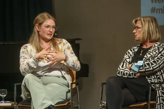 Lena Zingsheim (Bündnis 90/Die Grünen) und Eva-Maria Voigt-Küppers (SPD).
