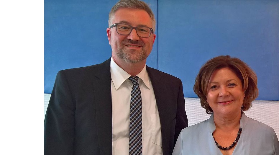 Christian Heine-Göttelmann mit Susanne Laschet